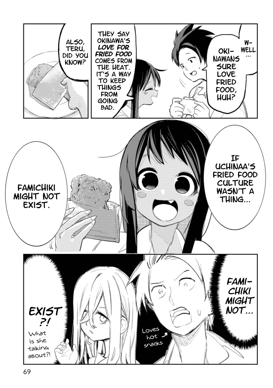 Okinawa de Suki ni Natta Ko ga Hougen Sugite Tsura Sugiru Chapter 45 page 5 - Chapter 45: Uchinaa Tempura