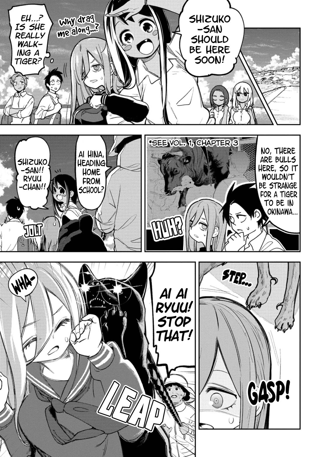 Okinawa de Suki ni Natta Ko ga Hougen Sugite Tsura Sugiru Chapter 46 page 9 - Chapter 46: Uchinaa nu Tura (Okinawan Tiger)