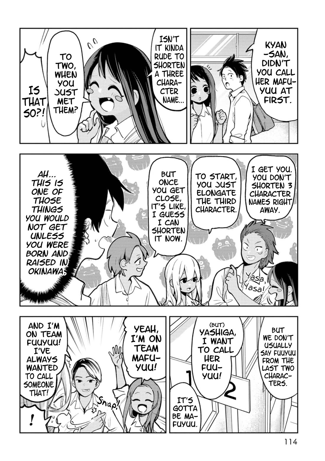 Okinawa de Suki ni Natta Ko ga Hougen Sugite Tsura Sugiru Chapter 48 page 6 - Chapter 48: Name