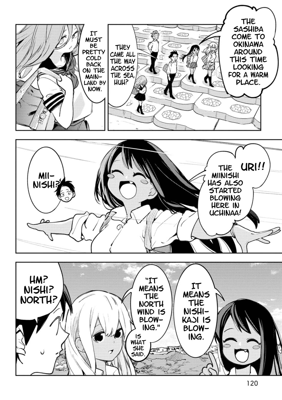 Okinawa de Suki ni Natta Ko ga Hougen Sugite Tsura Sugiru Chapter 49 page 2 - Chapter 49: Miinishi (New North Wind)