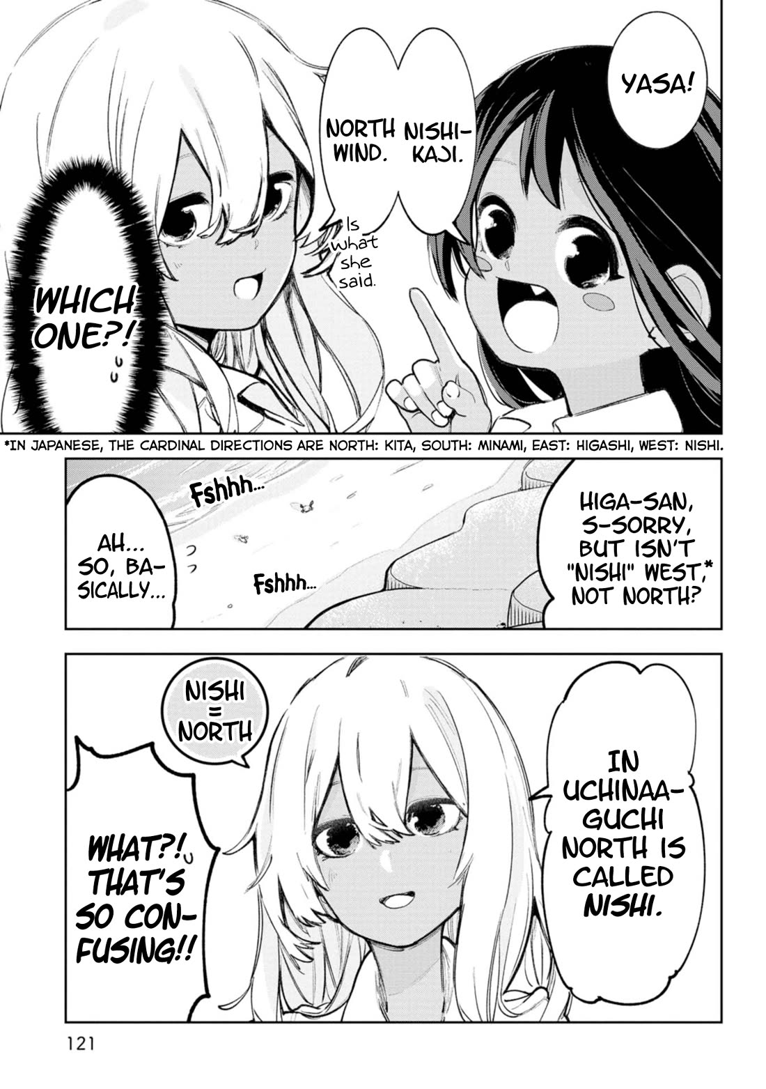 Okinawa de Suki ni Natta Ko ga Hougen Sugite Tsura Sugiru Chapter 49 page 3 - Chapter 49: Miinishi (New North Wind)