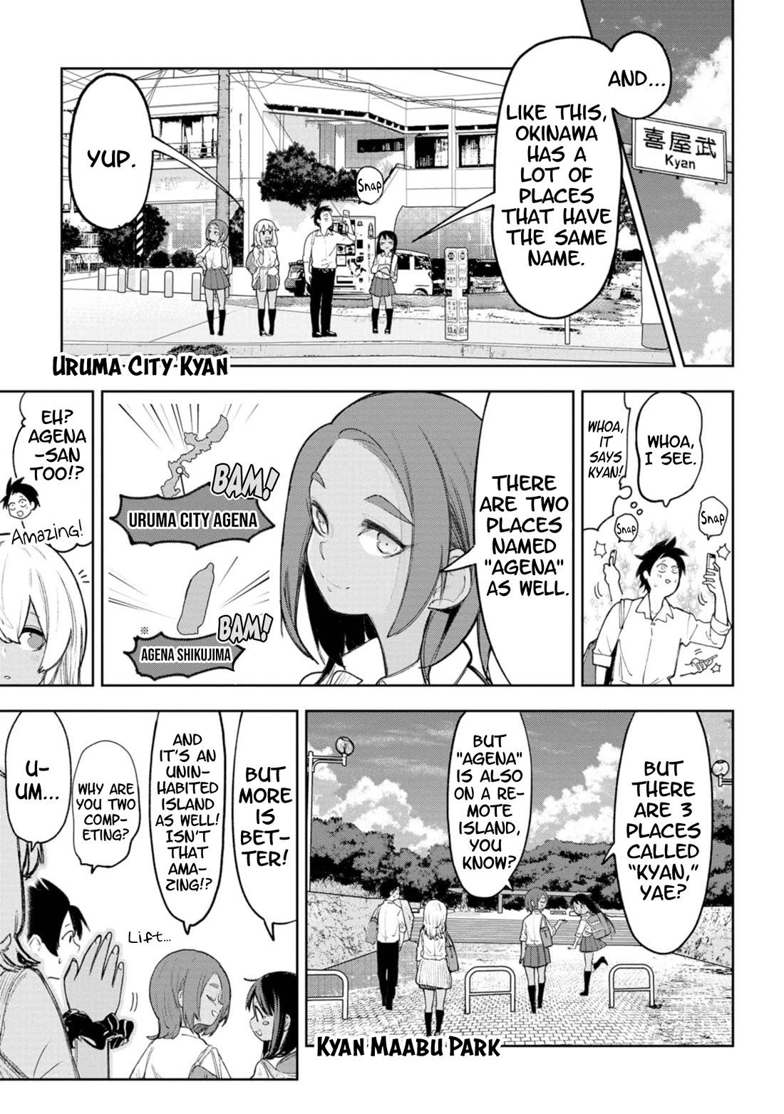 Okinawa de Suki ni Natta Ko ga Hougen Sugite Tsura Sugiru Chapter 51 page 9 - Chapter 51: Toubaru (Field on a Small Hill)