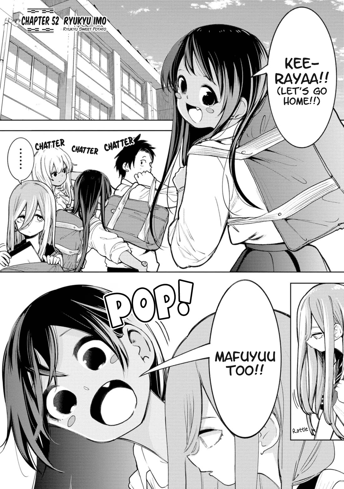 Okinawa de Suki ni Natta Ko ga Hougen Sugite Tsura Sugiru Chapter 52 page 1 - Chapter 52: Ryukyu Imo (Ryukyu Sweet Potato)