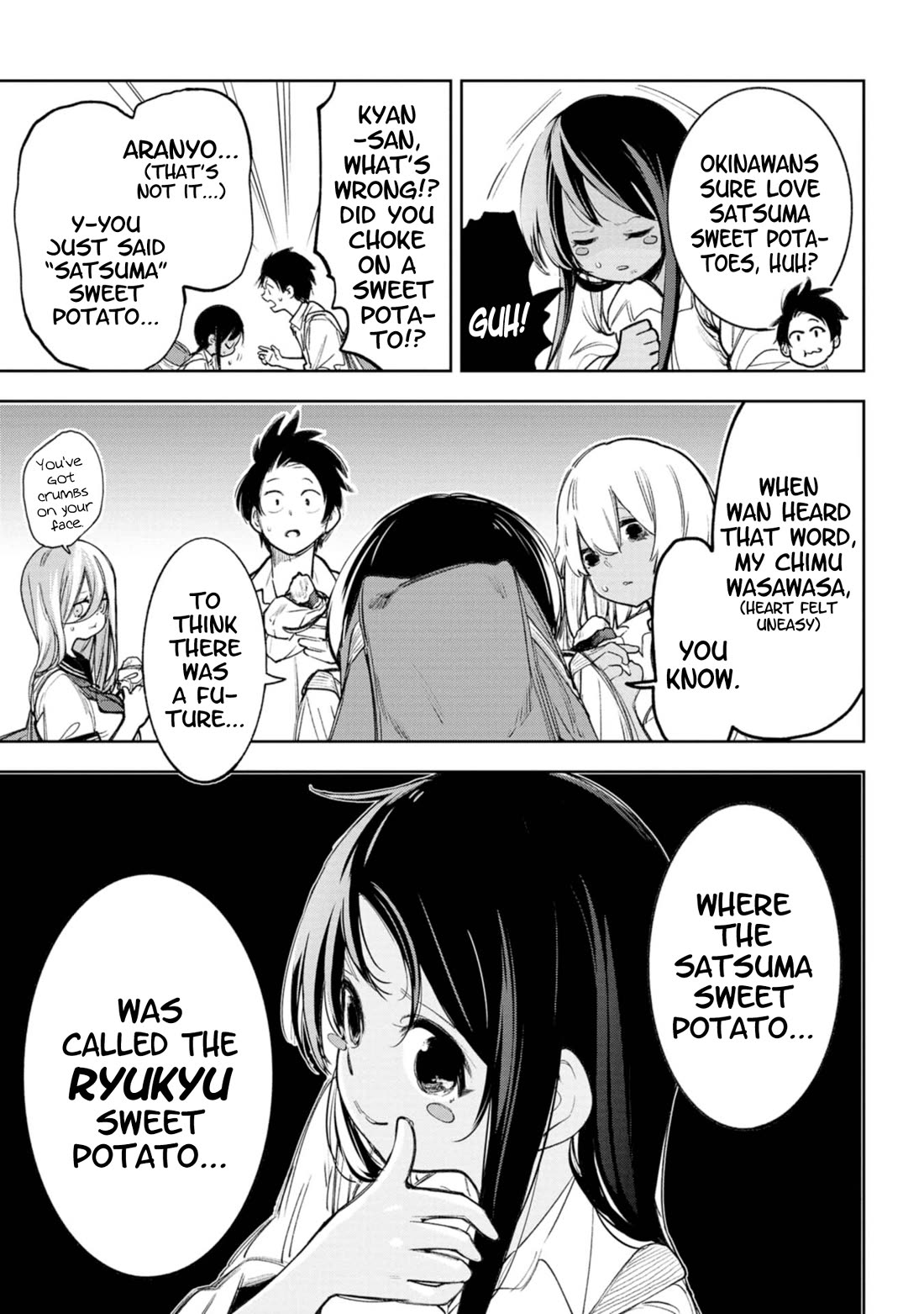 Okinawa de Suki ni Natta Ko ga Hougen Sugite Tsura Sugiru Chapter 52 page 5 - Chapter 52: Ryukyu Imo (Ryukyu Sweet Potato)