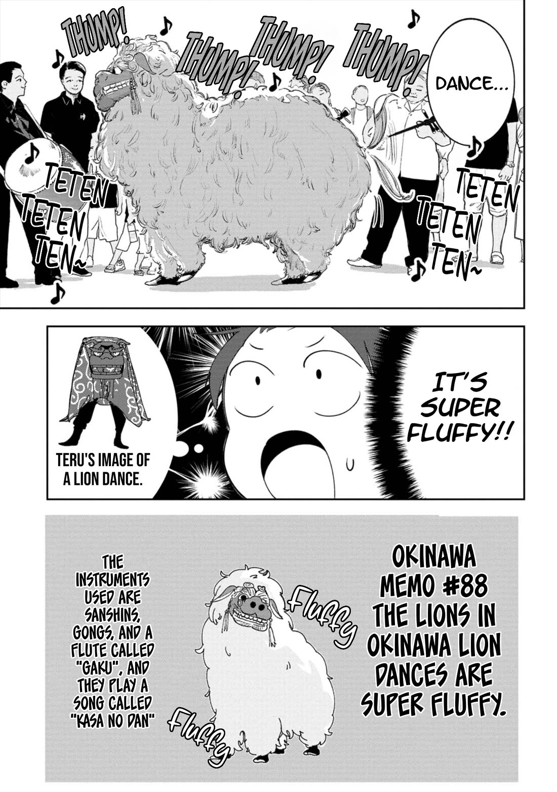 Okinawa de Suki ni Natta Ko ga Hougen Sugite Tsura Sugiru Chapter 55 page 6 - Chapter 55: Kamiganashiinu Michi Junee (Michi Junee of the Gods)