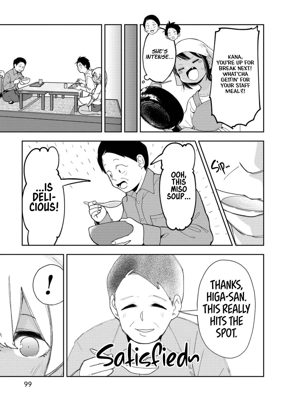Okinawa de Suki ni Natta Ko ga Hougen Sugite Tsura Sugiru Chapter 56 page 11 - Chapter 56: A-Lunch