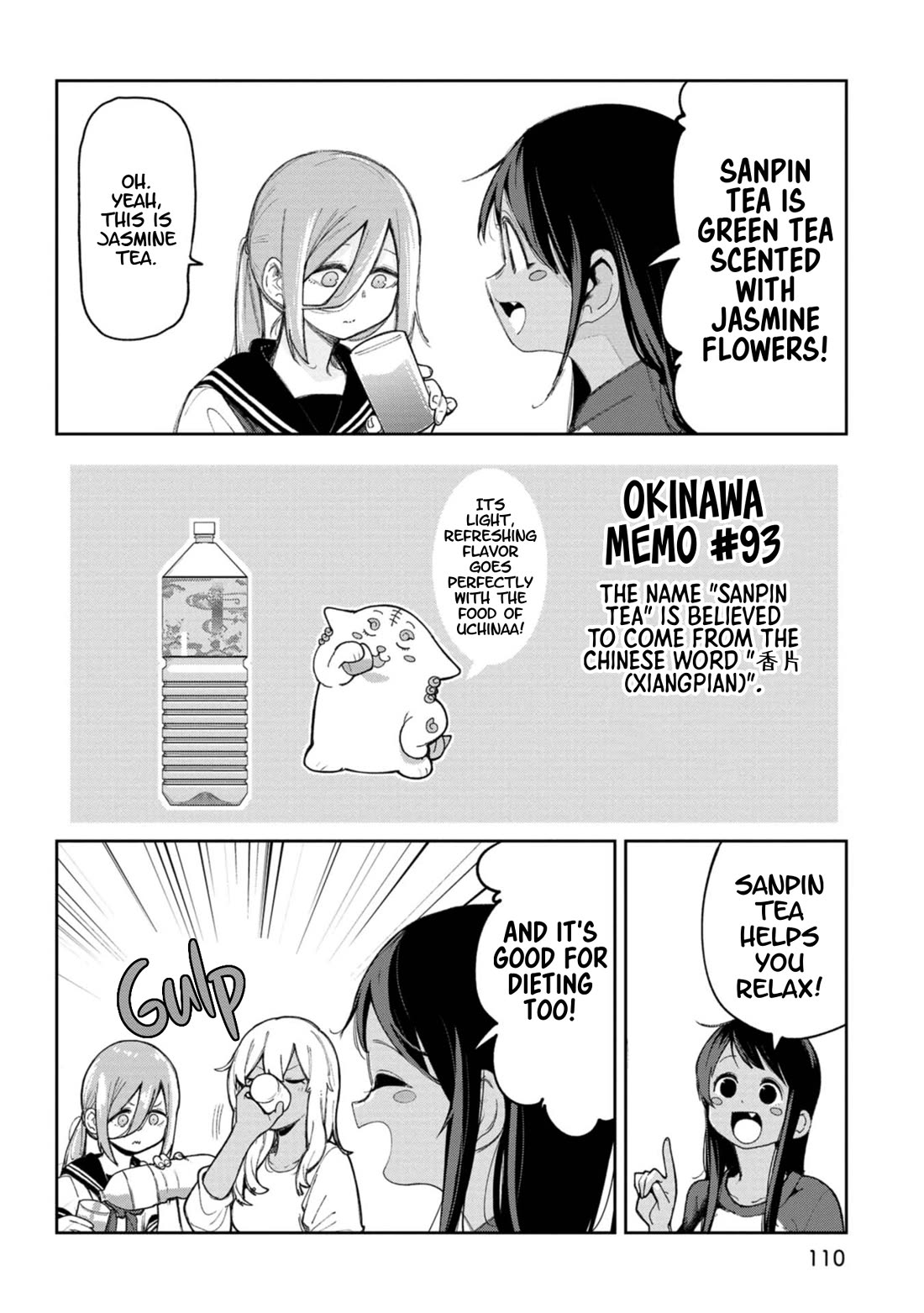 Okinawa de Suki ni Natta Ko ga Hougen Sugite Tsura Sugiru Chapter 57 page 6 - Chapter 57: Sanpin Tea