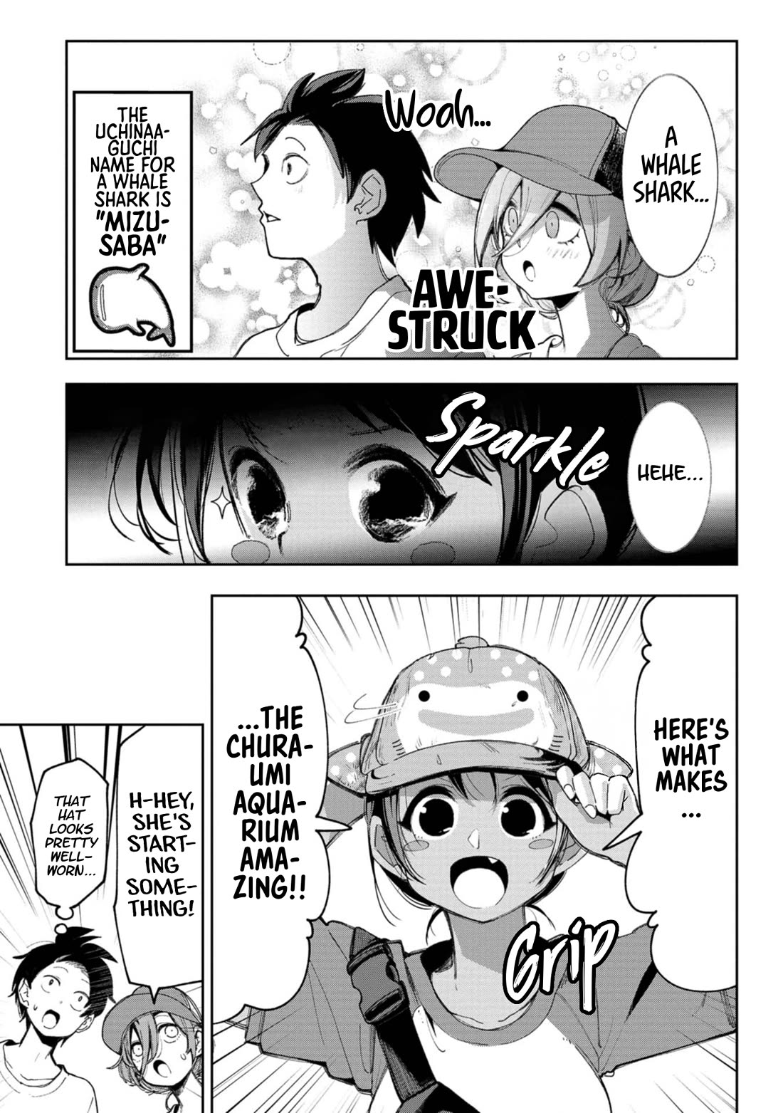 Okinawa de Suki ni Natta Ko ga Hougen Sugite Tsura Sugiru Chapter 58 page 10 - Chapter 58: To the Churaumi Aquarium! (Part 1)