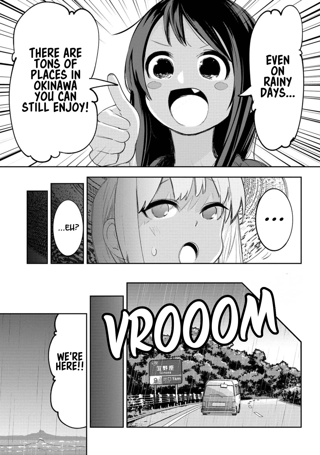 Okinawa de Suki ni Natta Ko ga Hougen Sugite Tsura Sugiru Chapter 58 page 4 - Chapter 58: To the Churaumi Aquarium! (Part 1)