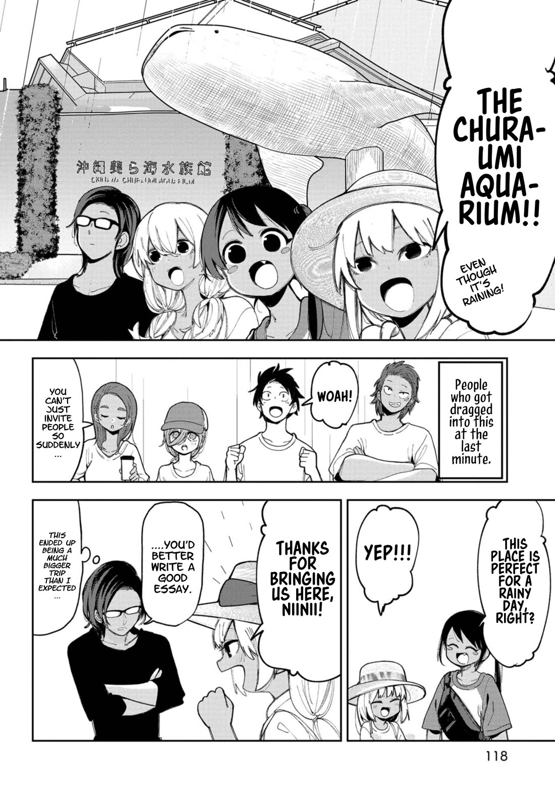 Okinawa de Suki ni Natta Ko ga Hougen Sugite Tsura Sugiru Chapter 58 page 5 - Chapter 58: To the Churaumi Aquarium! (Part 1)