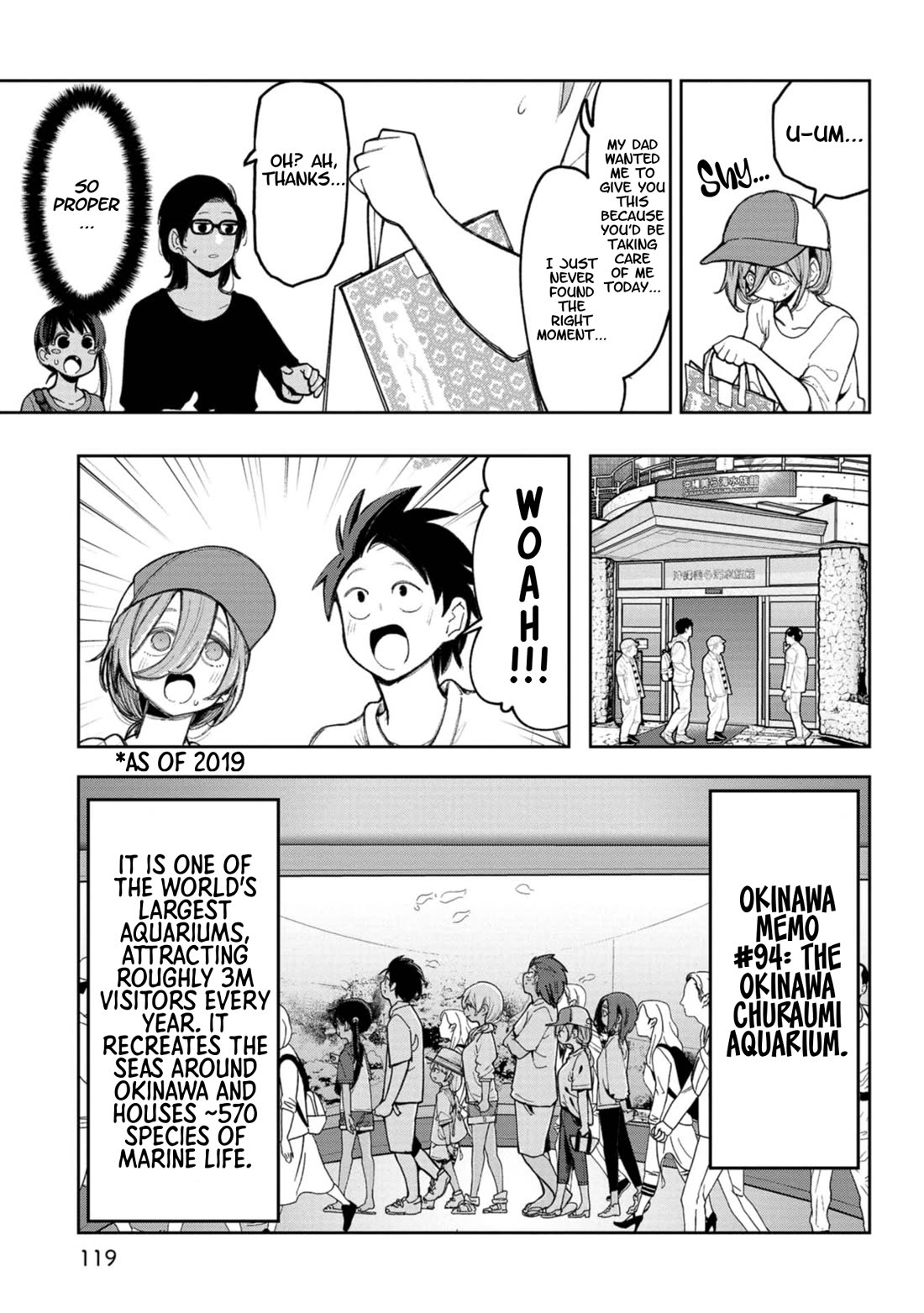 Okinawa de Suki ni Natta Ko ga Hougen Sugite Tsura Sugiru Chapter 58 page 6 - Chapter 58: To the Churaumi Aquarium! (Part 1)