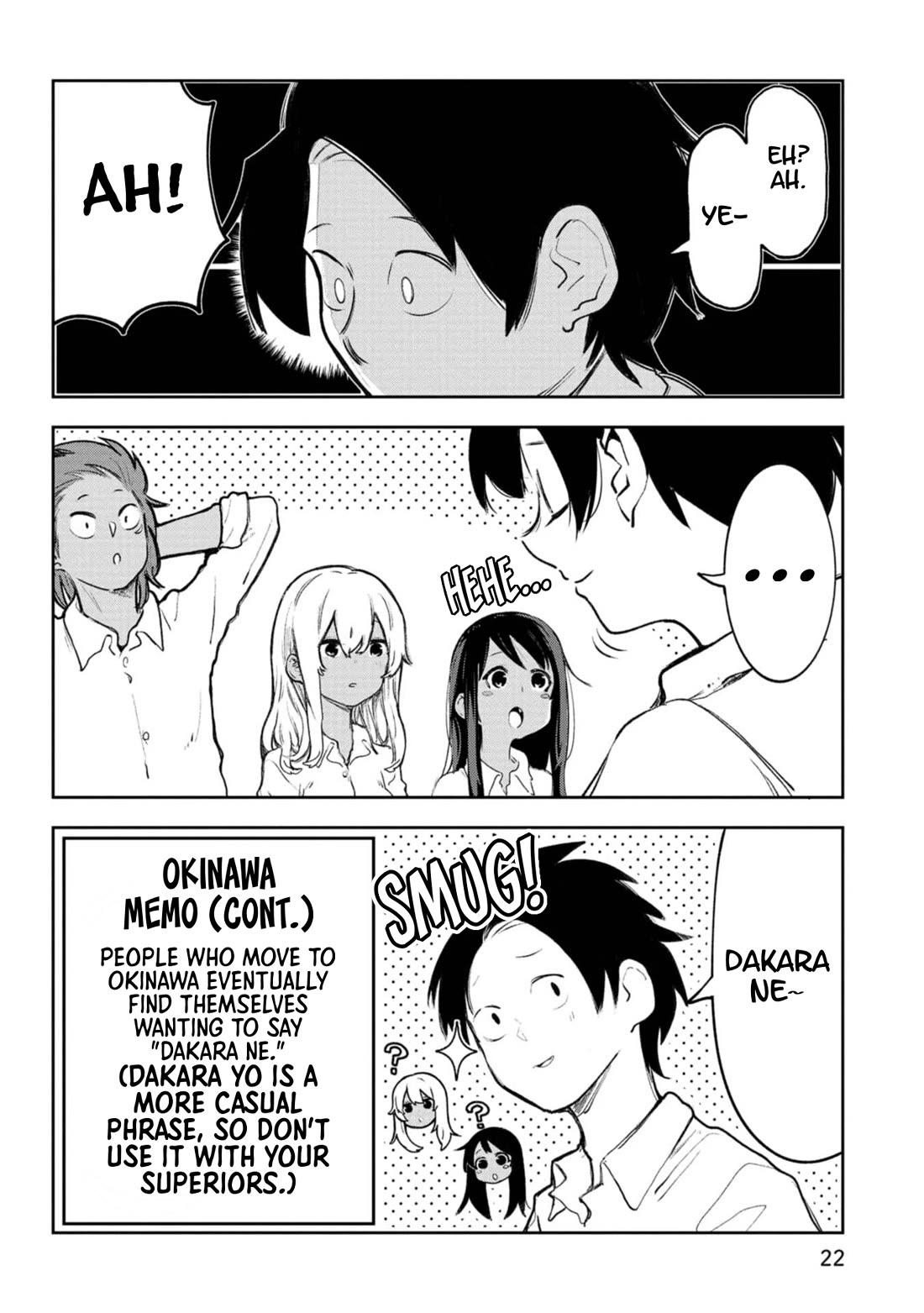 Okinawa de Suki ni Natta Ko ga Hougen Sugite Tsura Sugiru Chapter 59.5 page 6 - Chapter 59.5: Extra Chapter: Dakara yo