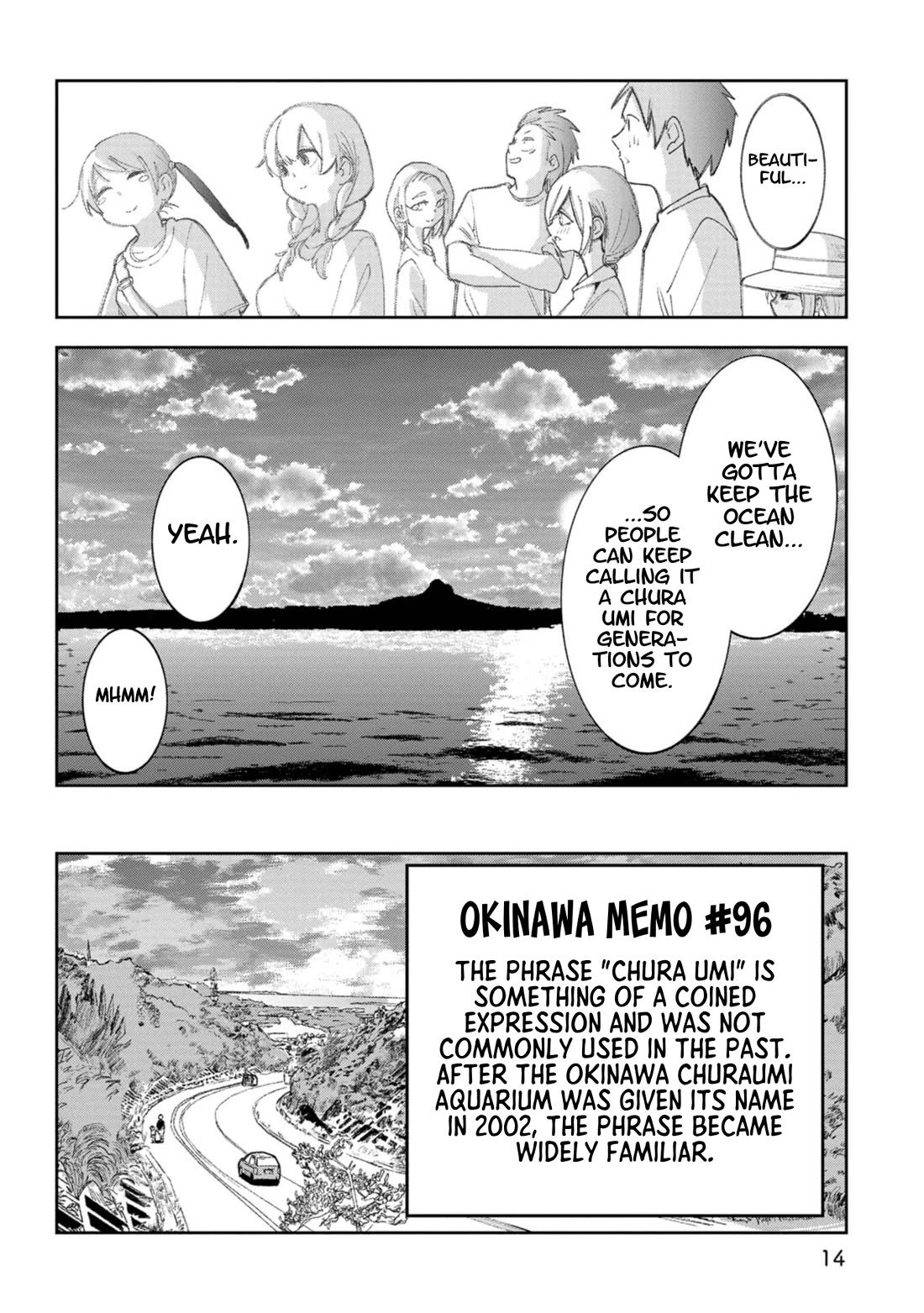 Okinawa de Suki ni Natta Ko ga Hougen Sugite Tsura Sugiru Chapter 59 page 14 - Chapter 59: To the Churaumi Aquarium! (Part 2)