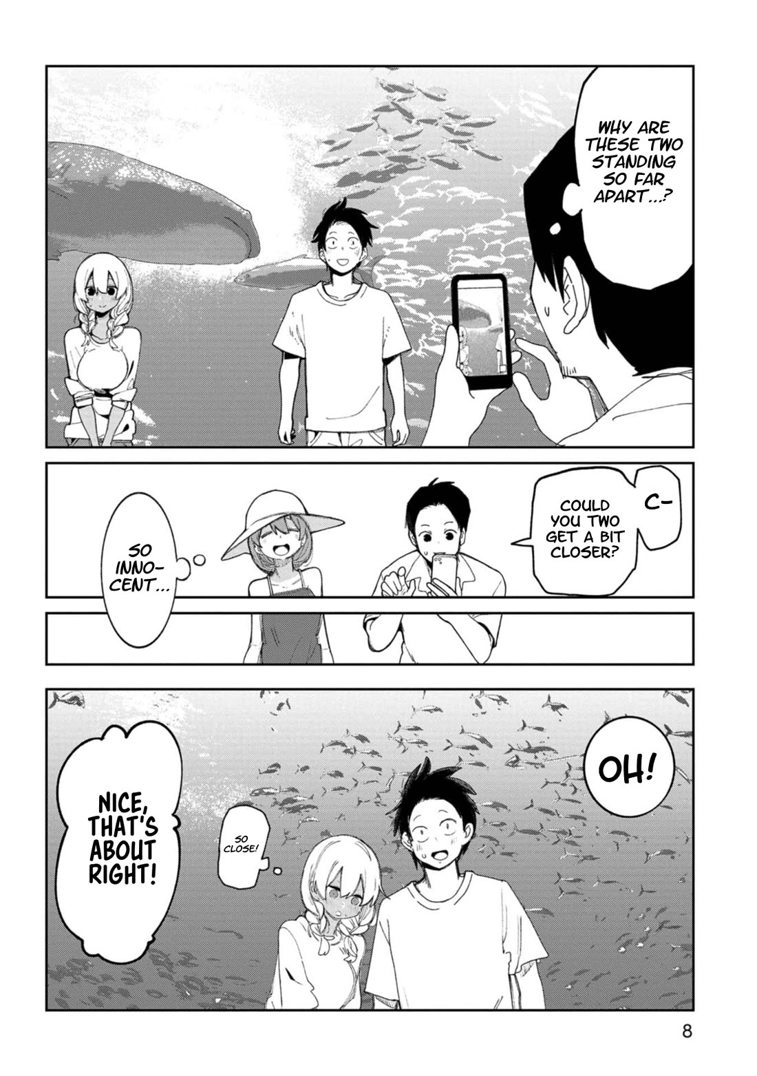 Okinawa de Suki ni Natta Ko ga Hougen Sugite Tsura Sugiru Chapter 59 page 8 - Chapter 59: To the Churaumi Aquarium! (Part 2)