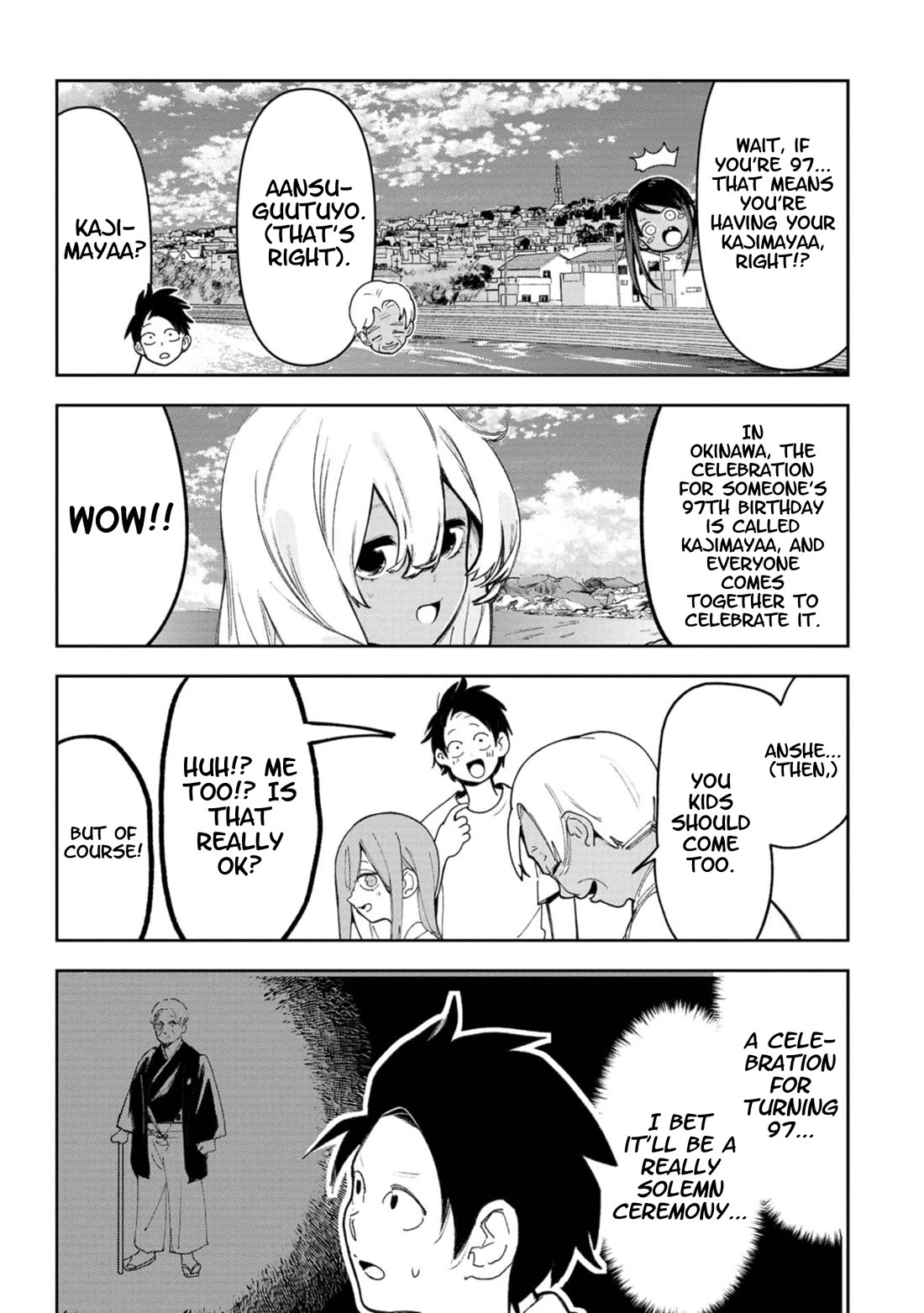 Okinawa de Suki ni Natta Ko ga Hougen Sugite Tsura Sugiru Chapter 60 page 2 - Chapter 60: Kajimayaa (Pinwheel)