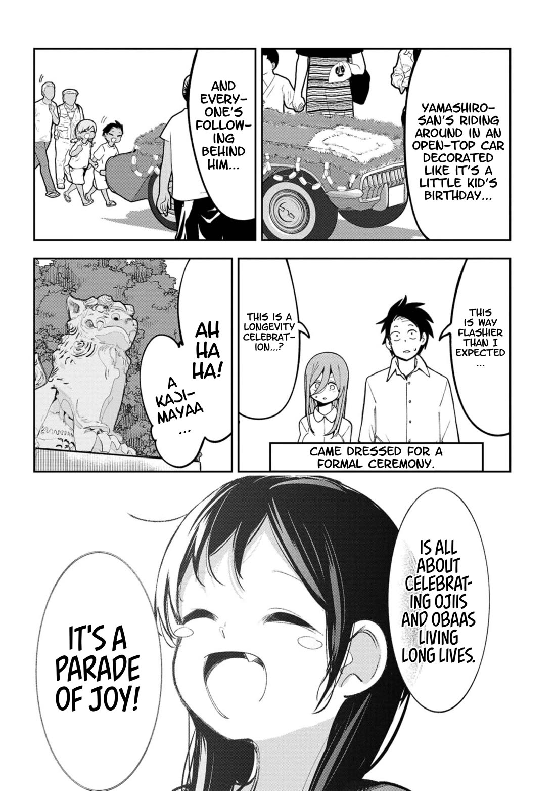 Okinawa de Suki ni Natta Ko ga Hougen Sugite Tsura Sugiru Chapter 60 page 4 - Chapter 60: Kajimayaa (Pinwheel)