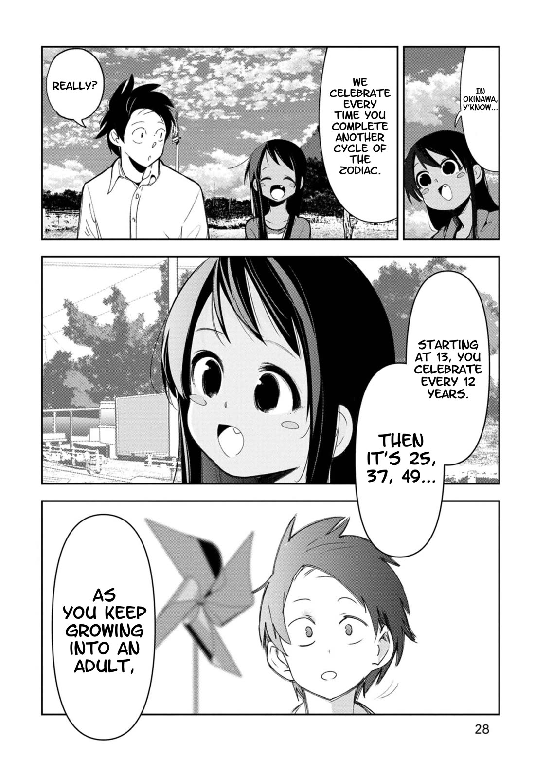 Okinawa de Suki ni Natta Ko ga Hougen Sugite Tsura Sugiru Chapter 60 page 5 - Chapter 60: Kajimayaa (Pinwheel)