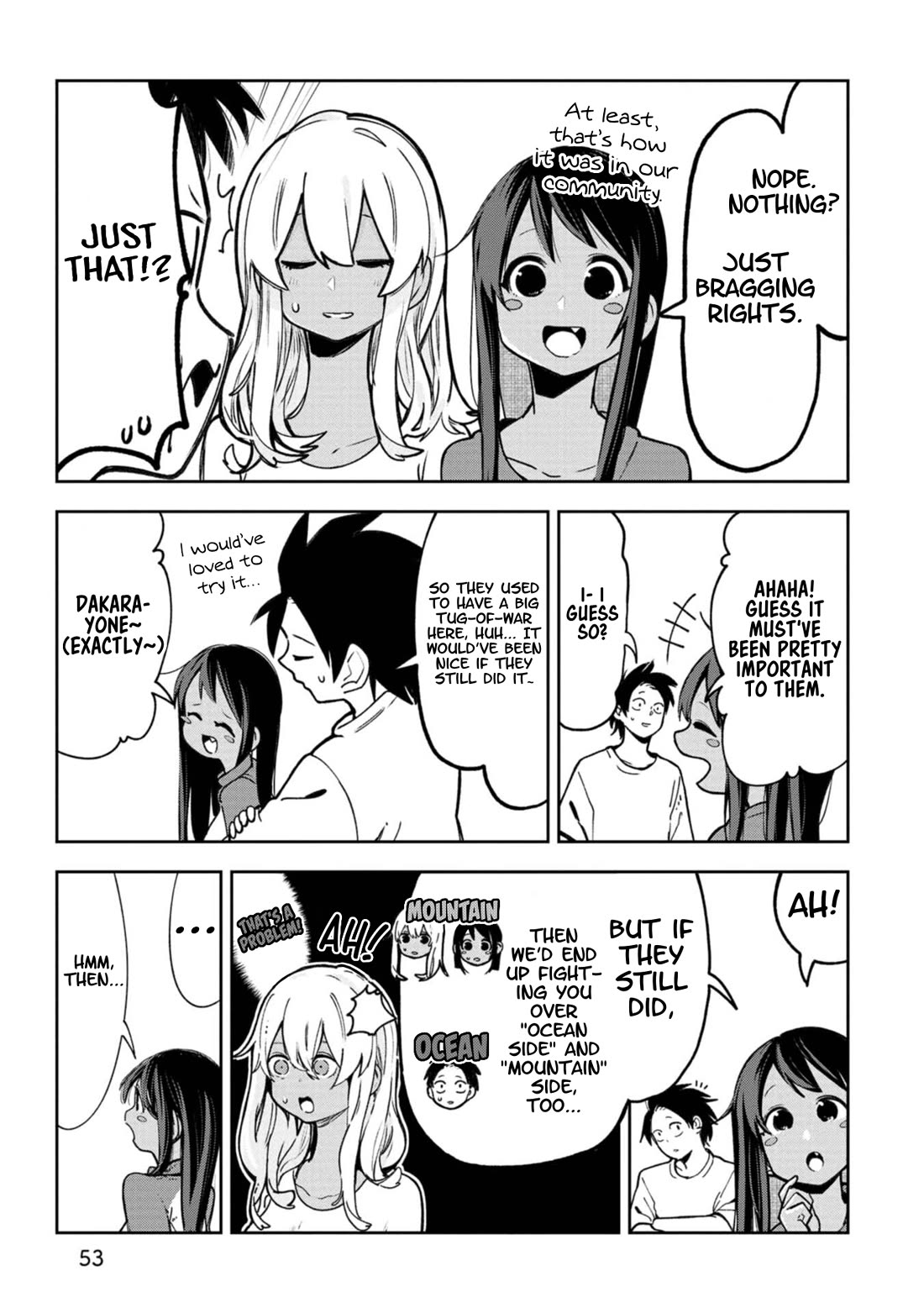 Okinawa de Suki ni Natta Ko ga Hougen Sugite Tsura Sugiru Chapter 62 page 12 - Chapter 62: Tsunahichi (Tug-of-War)