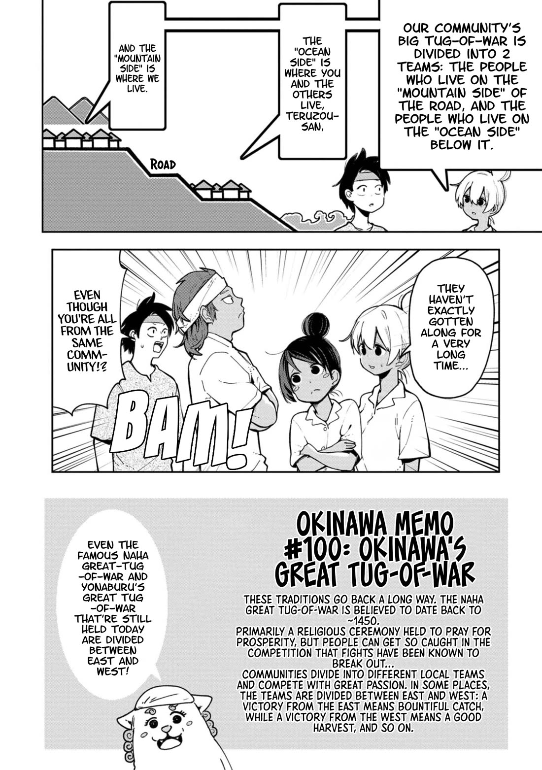 Okinawa de Suki ni Natta Ko ga Hougen Sugite Tsura Sugiru Chapter 62 page 5 - Chapter 62: Tsunahichi (Tug-of-War)