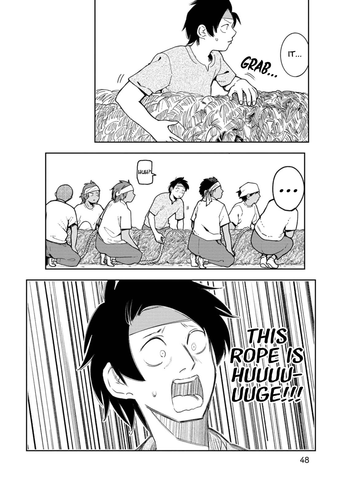 Okinawa de Suki ni Natta Ko ga Hougen Sugite Tsura Sugiru Chapter 62 page 7 - Chapter 62: Tsunahichi (Tug-of-War)