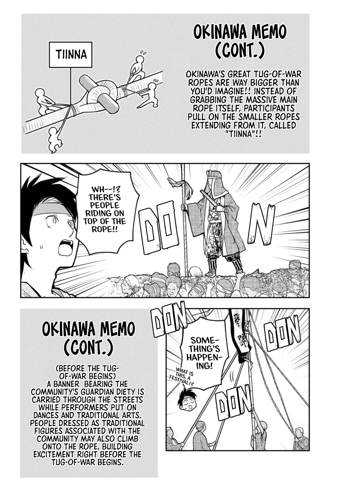 Okinawa de Suki ni Natta Ko ga Hougen Sugite Tsura Sugiru Chapter 62 page 8 - Chapter 62: Tsunahichi (Tug-of-War)