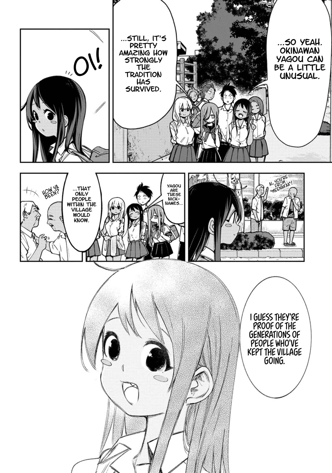 Okinawa de Suki ni Natta Ko ga Hougen Sugite Tsura Sugiru Chapter 63 page 6 - Chapter 63: Yaannaa