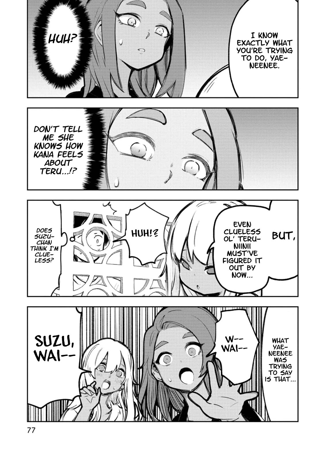 Okinawa de Suki ni Natta Ko ga Hougen Sugite Tsura Sugiru Chapter 64 page 12 - Chapter 64: Hana Blocks