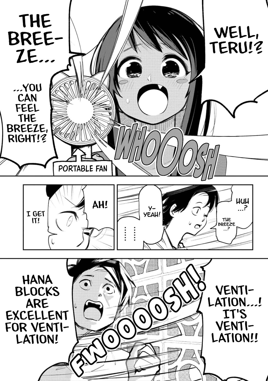 Okinawa de Suki ni Natta Ko ga Hougen Sugite Tsura Sugiru Chapter 64 page 6 - Chapter 64: Hana Blocks