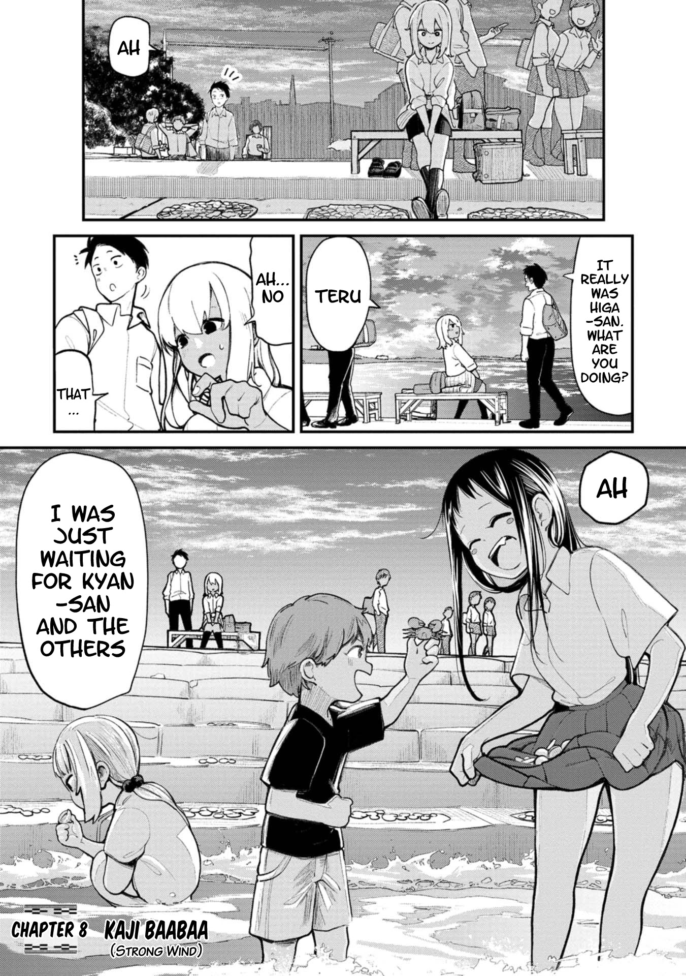 Okinawa de Suki ni Natta Ko ga Hougen Sugite Tsura Sugiru Chapter 8 page 1 - Chapter 8: Kaji Baabaa (Strong Wind)