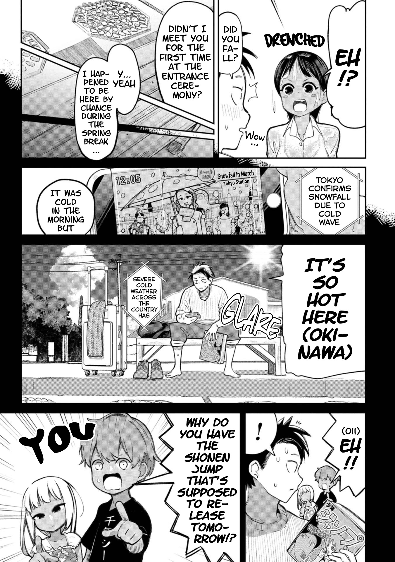 Okinawa de Suki ni Natta Ko ga Hougen Sugite Tsura Sugiru Chapter 8 page 3 - Chapter 8: Kaji Baabaa (Strong Wind)