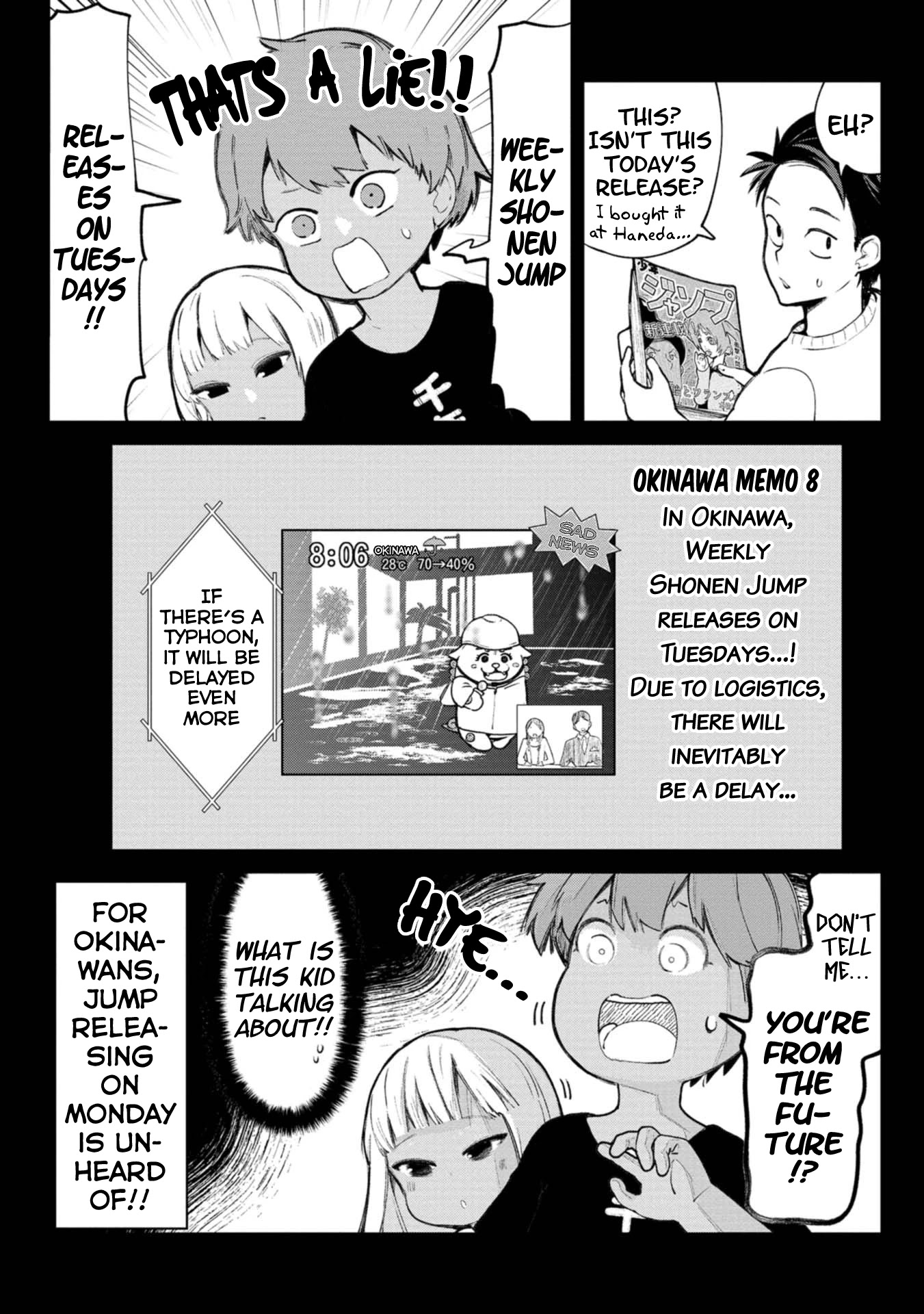 Okinawa de Suki ni Natta Ko ga Hougen Sugite Tsura Sugiru Chapter 8 page 4 - Chapter 8: Kaji Baabaa (Strong Wind)