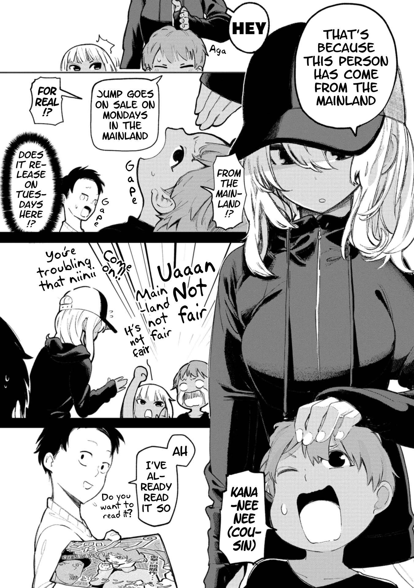Okinawa de Suki ni Natta Ko ga Hougen Sugite Tsura Sugiru Chapter 8 page 5 - Chapter 8: Kaji Baabaa (Strong Wind)