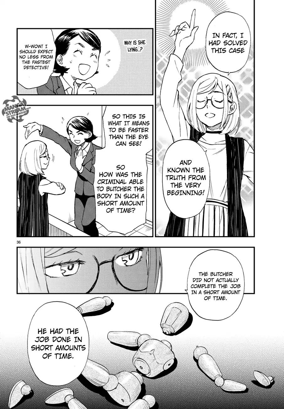 Okitegami Kyouko no Bibouroku Chapter 9.6 page 36 - Chapter 9.6: Extra - Inspector Sawazawa