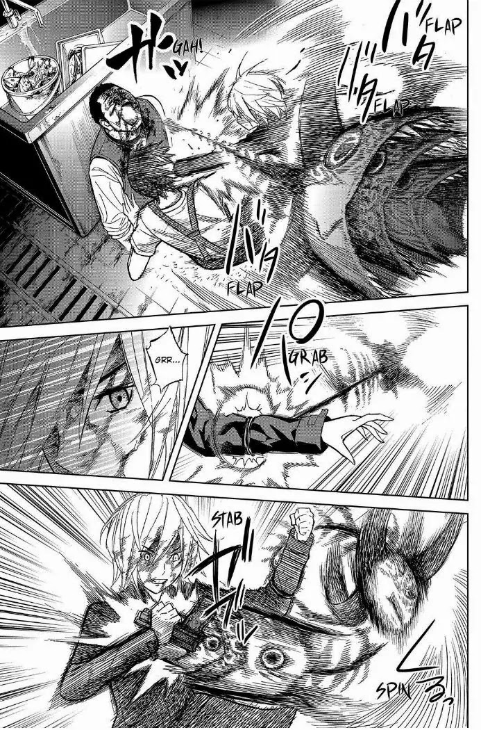 Okitenemuru Chapter 17 page 13 - Chapter 17 : The Monster Fish Runs Amok