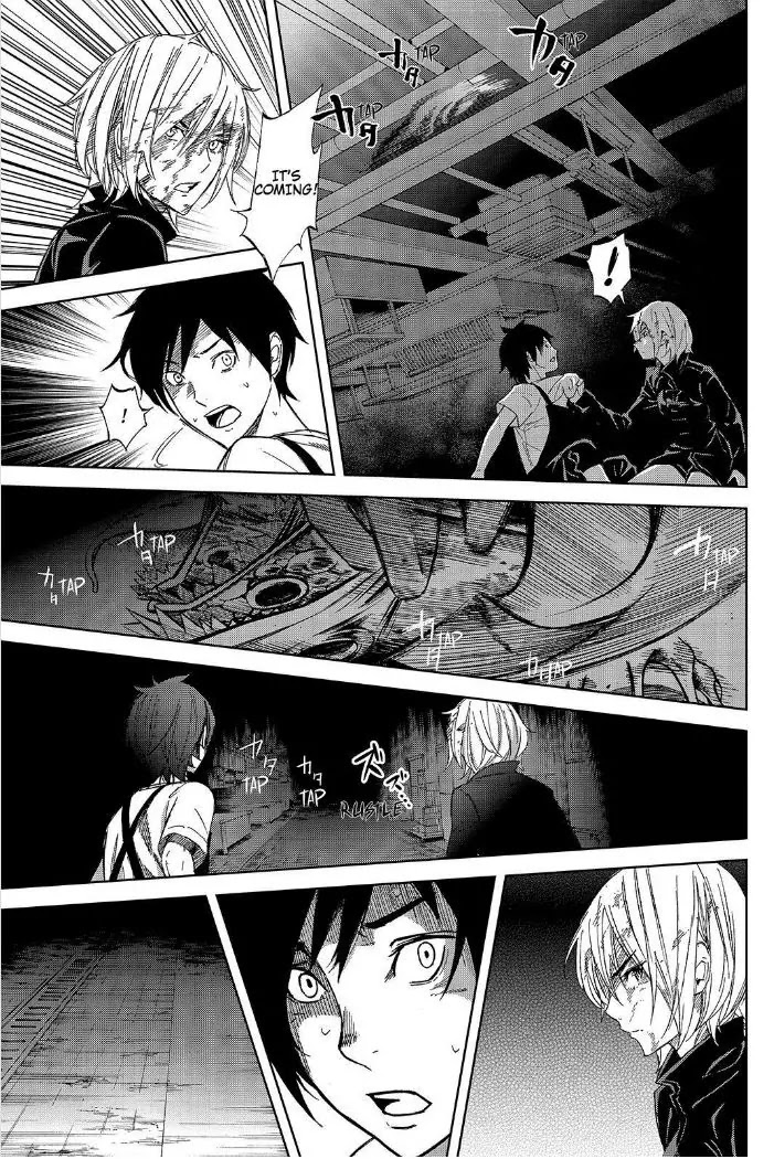 Okitenemuru Chapter 17 page 15 - Chapter 17 : The Monster Fish Runs Amok