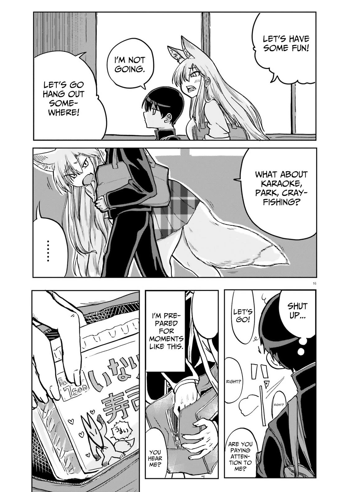 Okitsune Gal Katabami-san Chapter 1 page 14 - Chapter 1