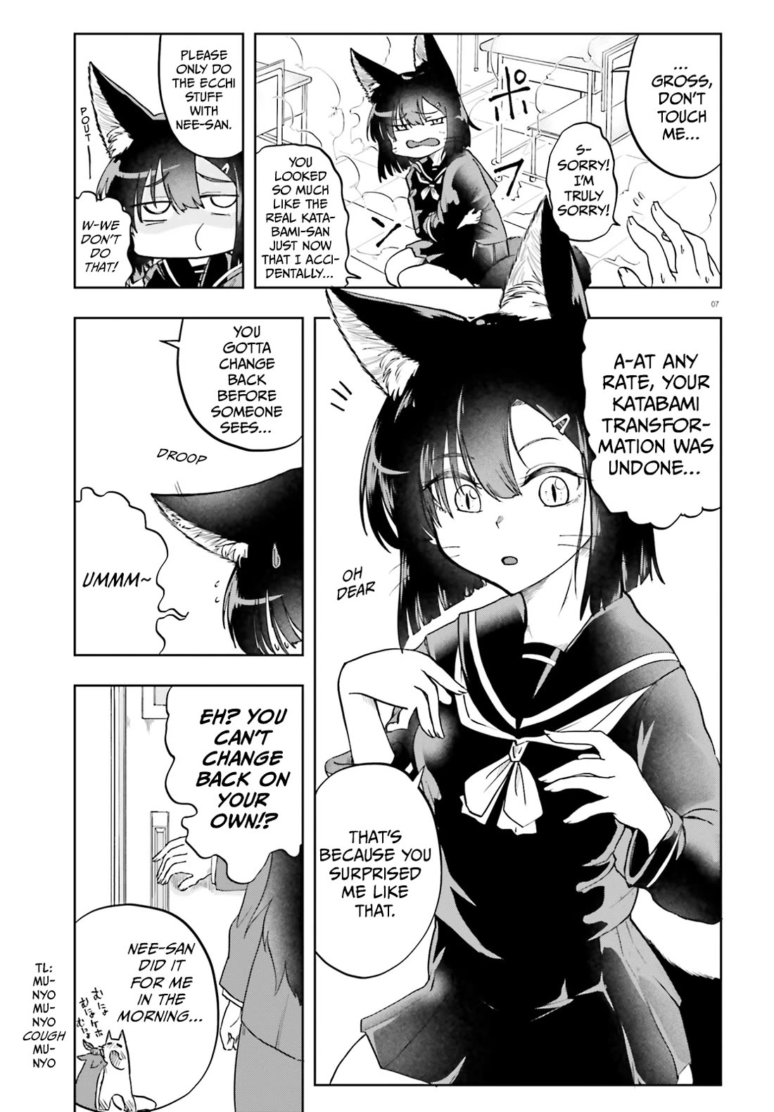 Okitsune Gal Katabami-san Chapter 11 page 7 - Chapter 11