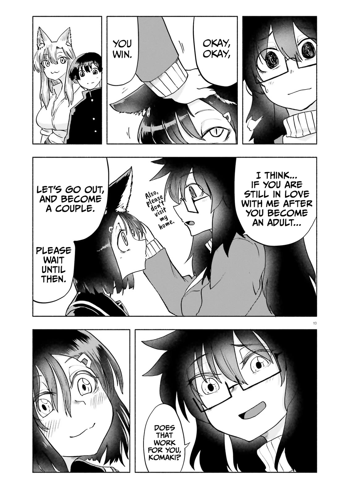 Okitsune Gal Katabami-san Chapter 13 page 13 - Chapter 13