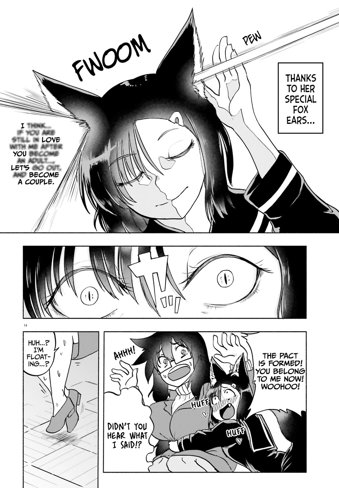 Okitsune Gal Katabami-san Chapter 13 page 14 - Chapter 13