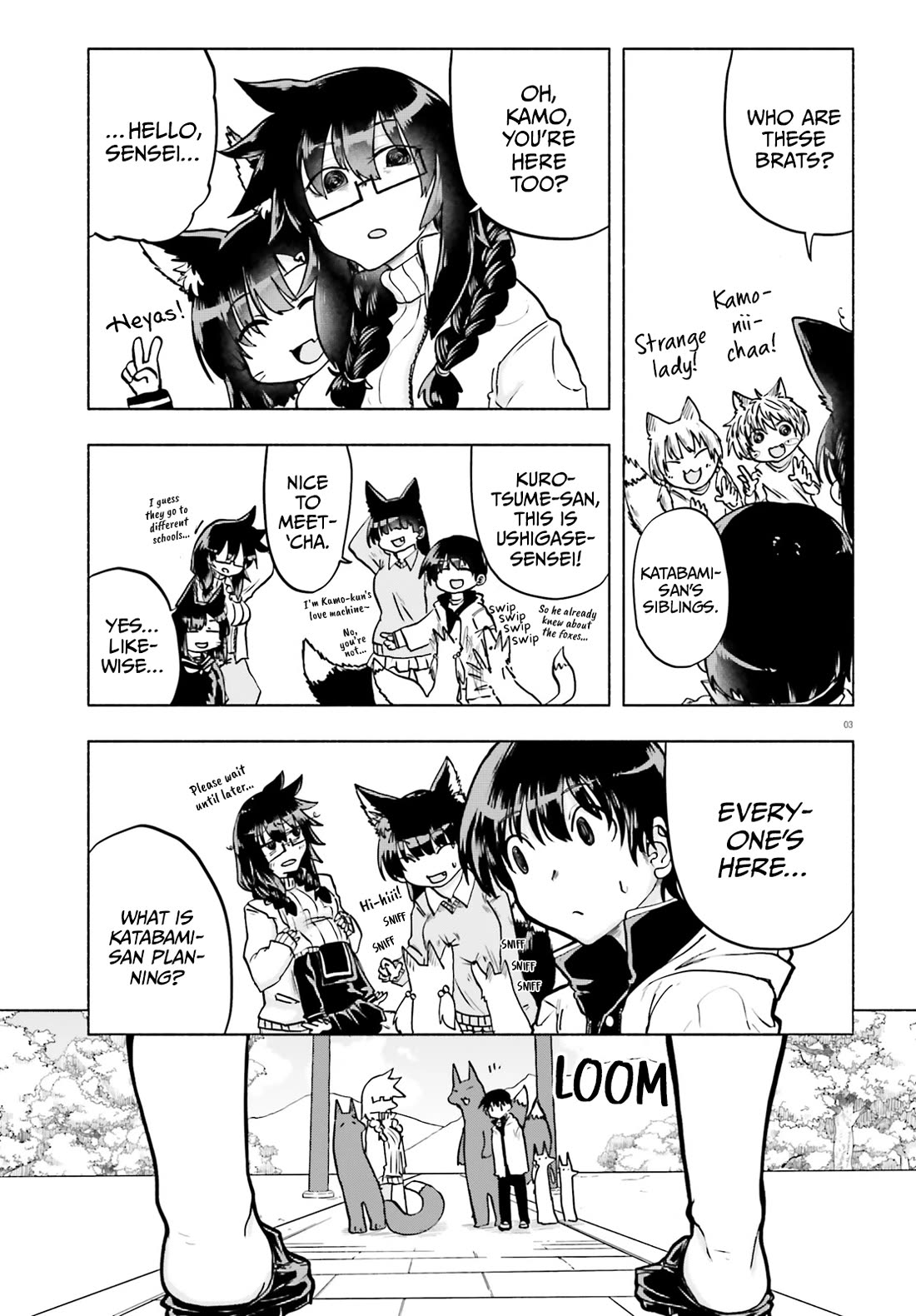 Okitsune Gal Katabami-san Chapter 14 page 3 - Chapter 14