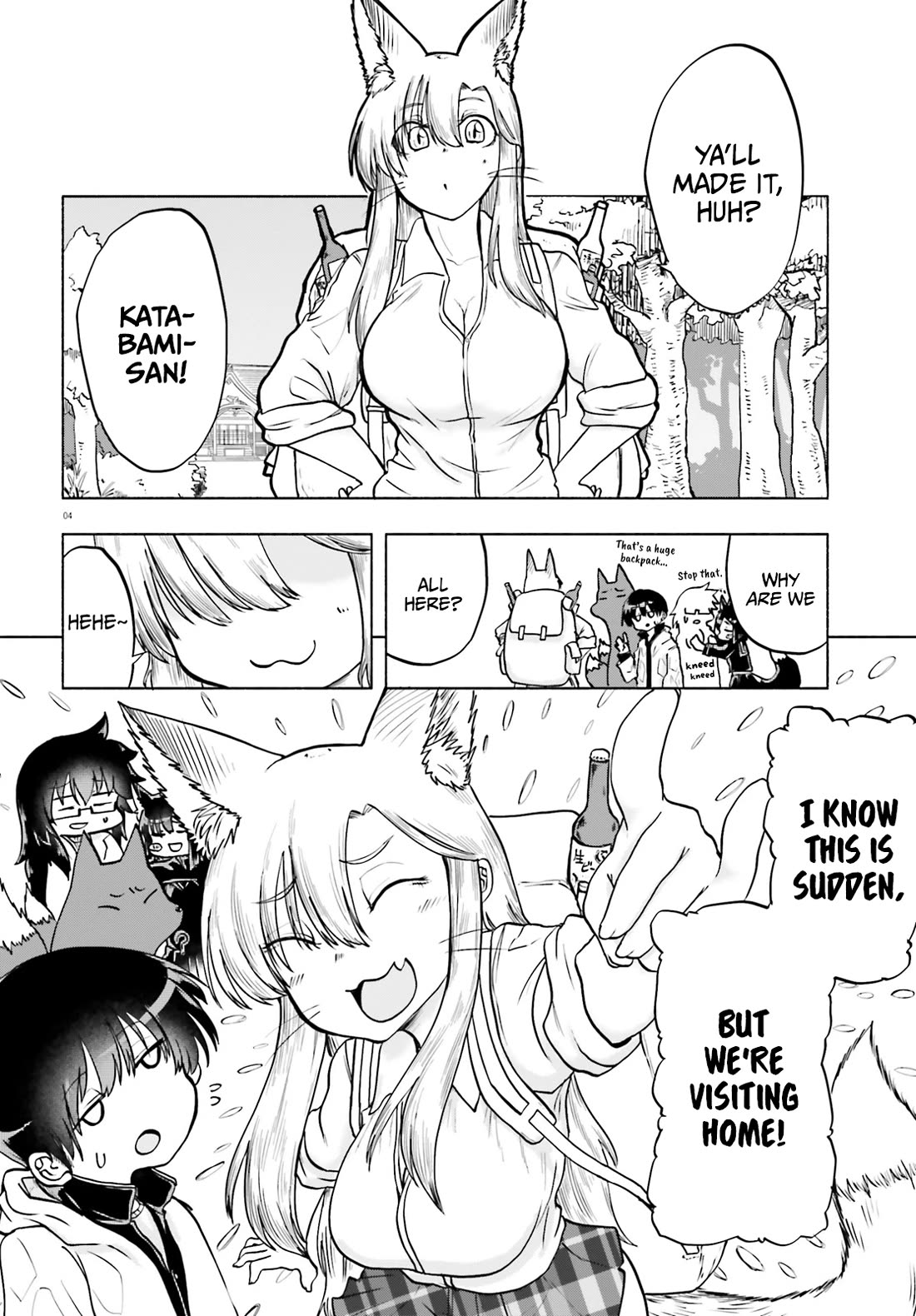 Okitsune Gal Katabami-san Chapter 14 page 4 - Chapter 14