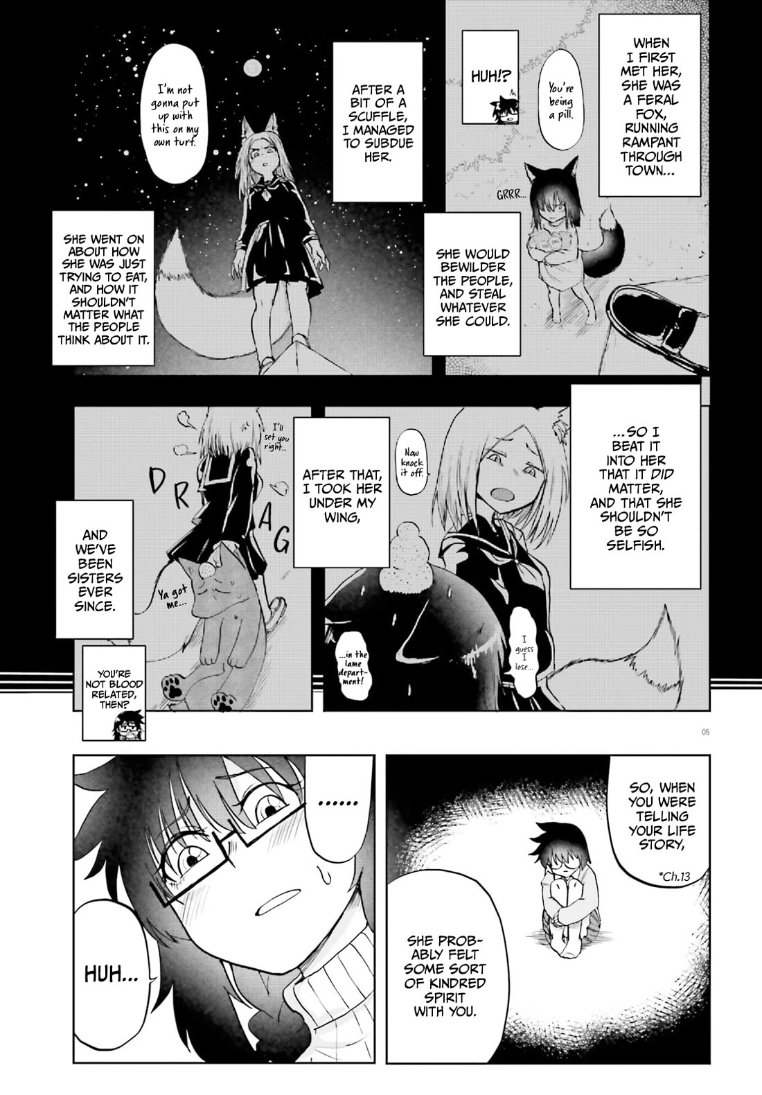 Okitsune Gal Katabami-san Chapter 16 page 5 - Chapter 16