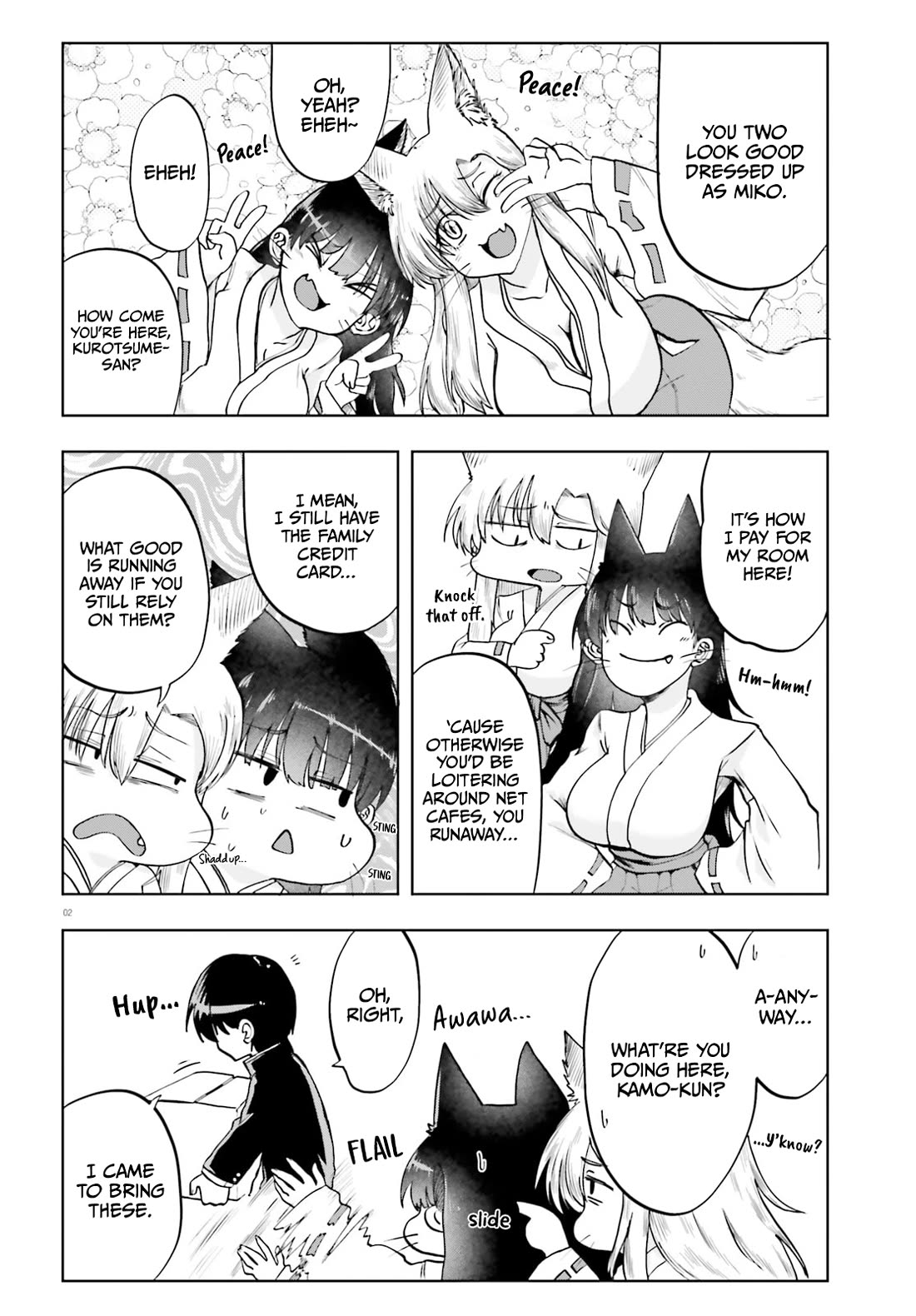 Okitsune Gal Katabami-san Chapter 18 page 2 - Chapter 18