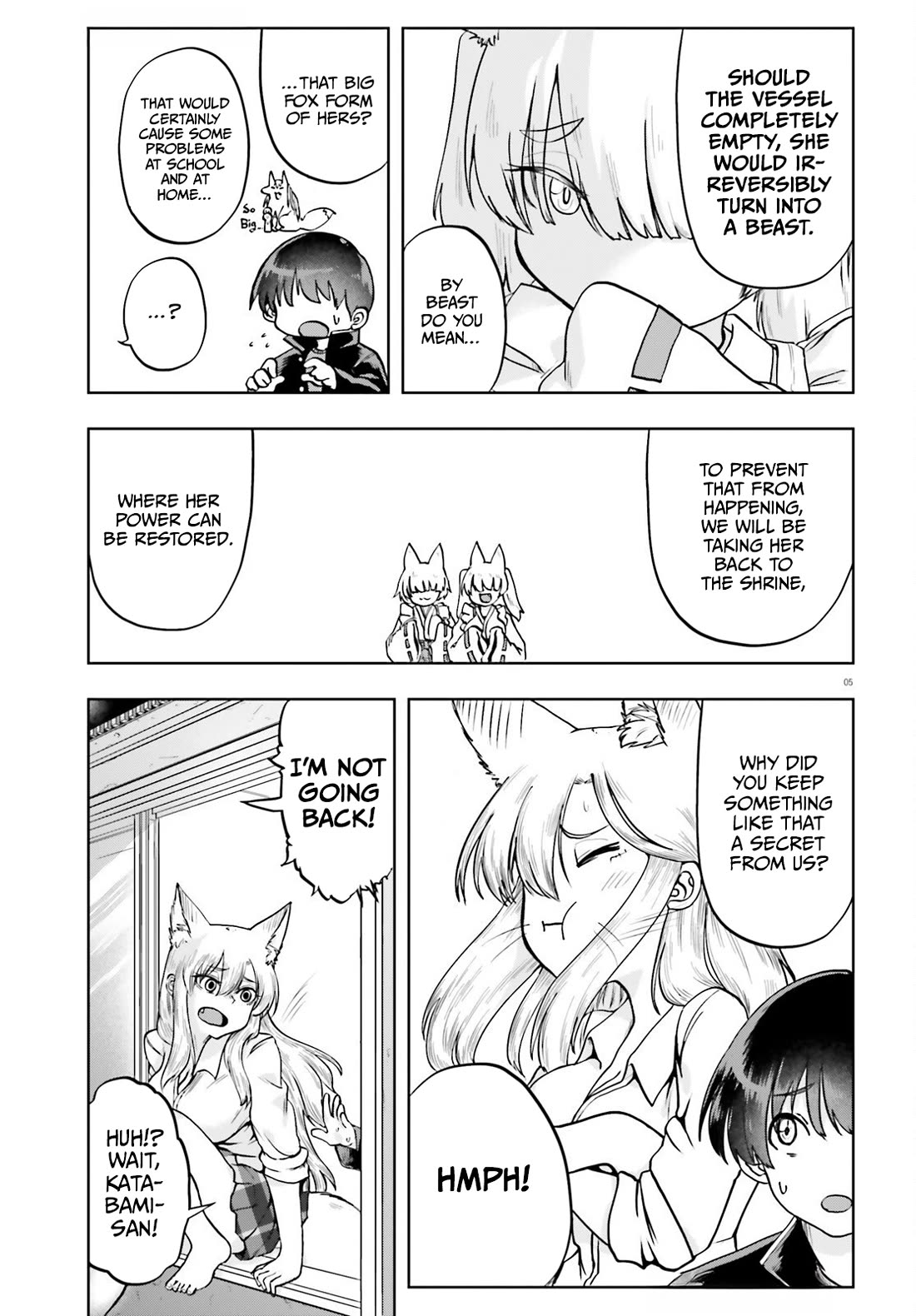 Okitsune Gal Katabami-san Chapter 19 page 5 - Chapter 19