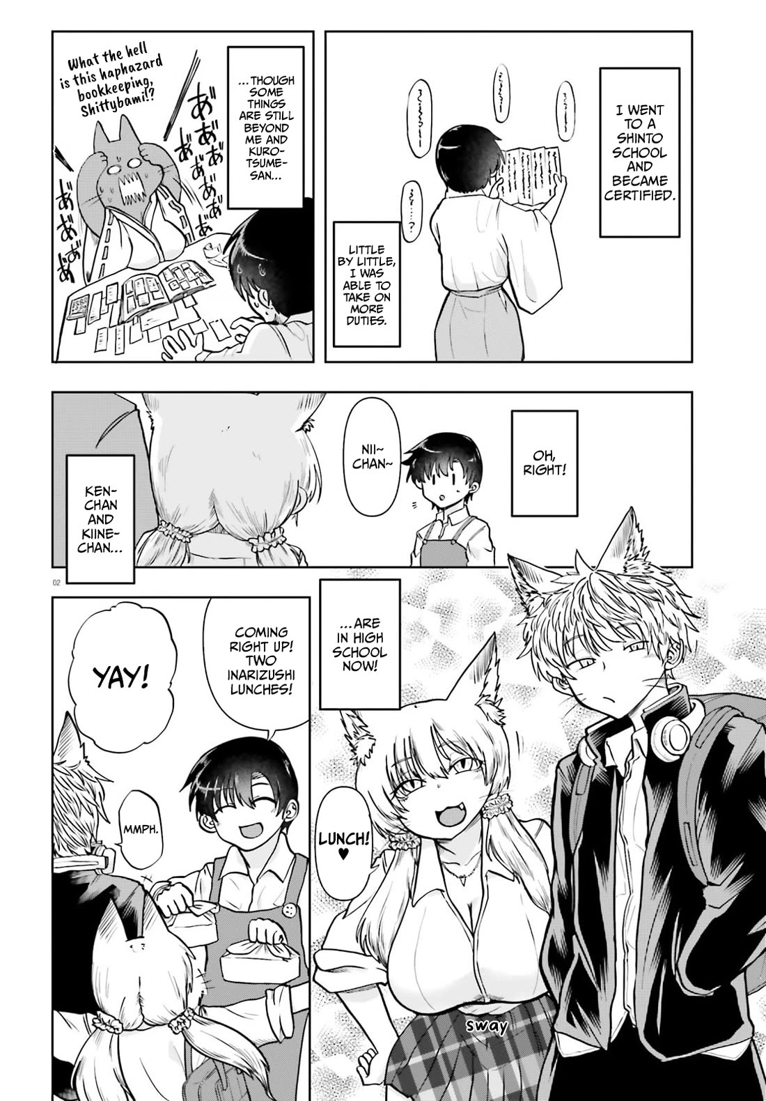 Okitsune Gal Katabami-san Chapter 21 page 2 - Chapter 21 [END]