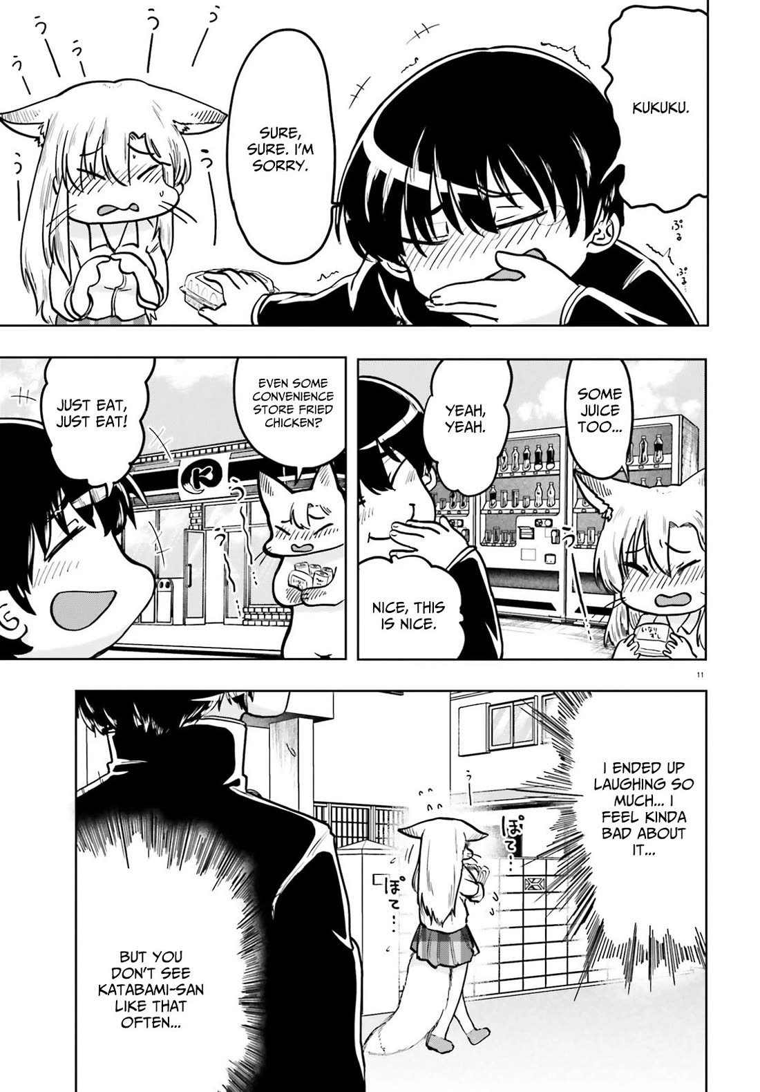 Okitsune Gal Katabami-san Chapter 3 page 11 - Chapter 3