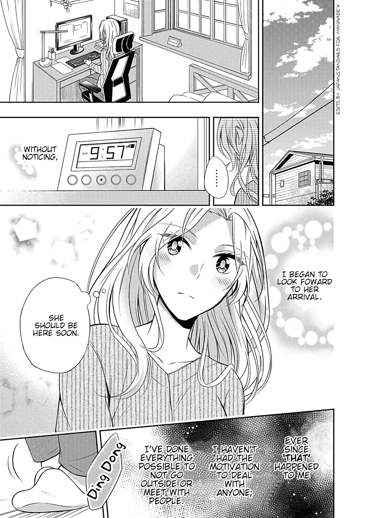 Okubyou na Takase-san wa Kyou mo Kanojo wo Machiwabiru Chapter 1 page 1 - Chapter 1