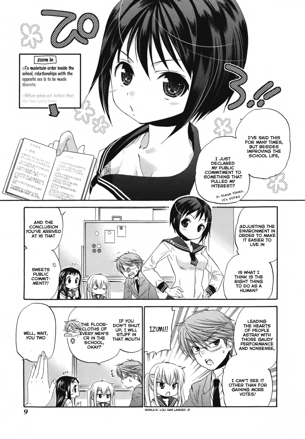 Okusama ga Seito Kaichou! Chapter 1 page 11 - Chapter 1: The SC President's married-into Family