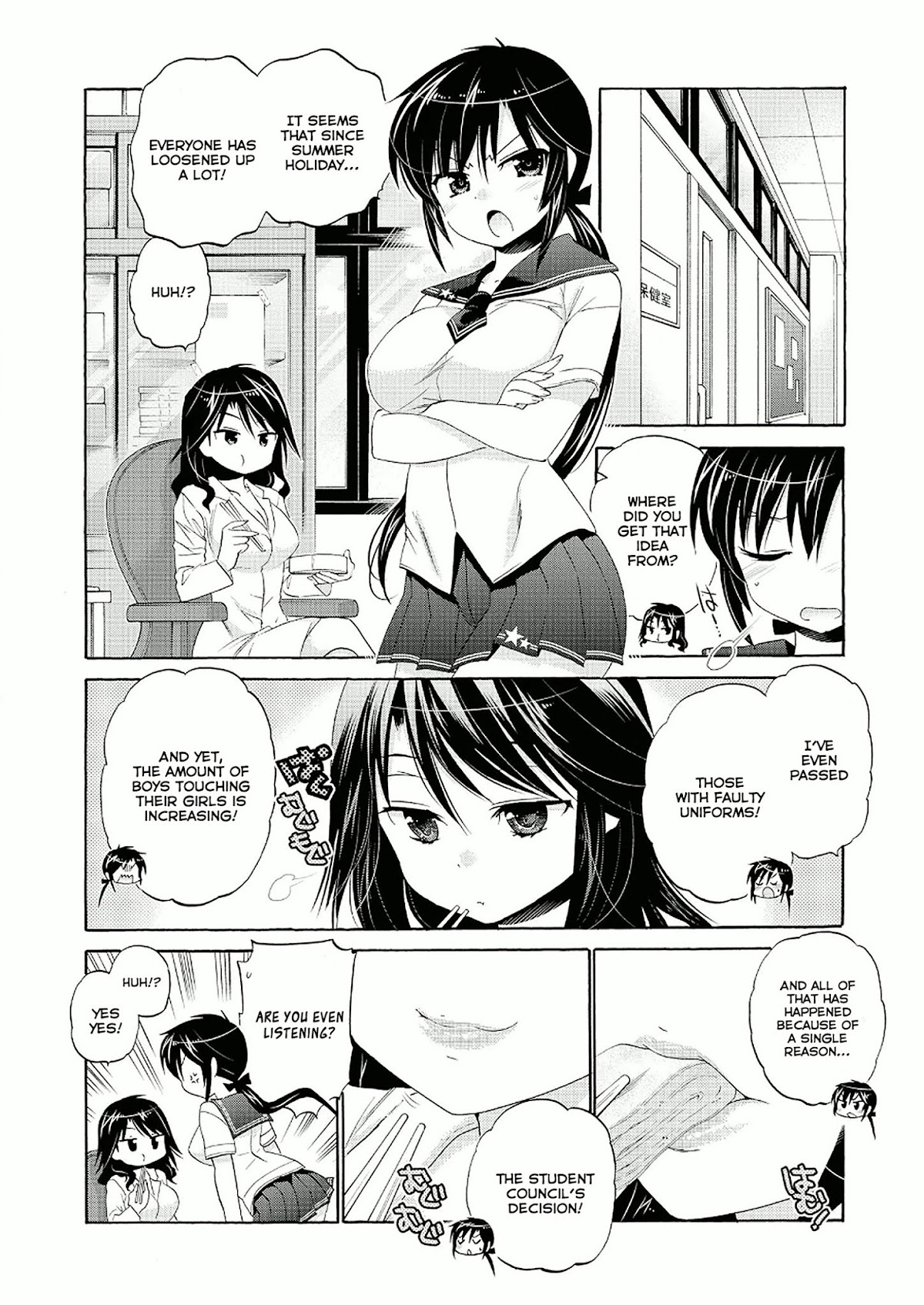 Okusama ga Seito Kaichou! Chapter 27 page 12 - Chapter 27: Public Moral Committee's Chairman Awakens