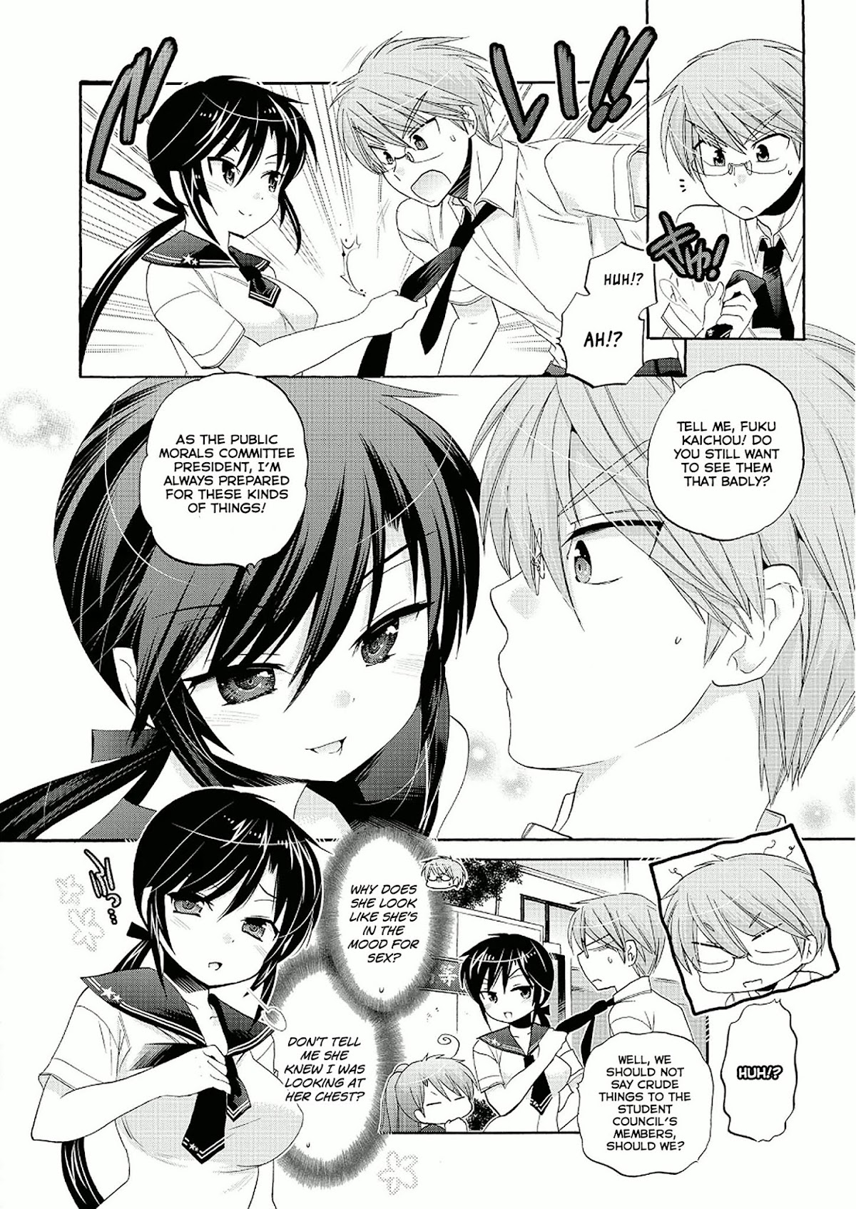 Okusama ga Seito Kaichou! Chapter 27 page 4 - Chapter 27: Public Moral Committee's Chairman Awakens